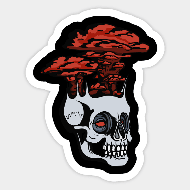 Head in The Clouds Sticker by TrisBrick